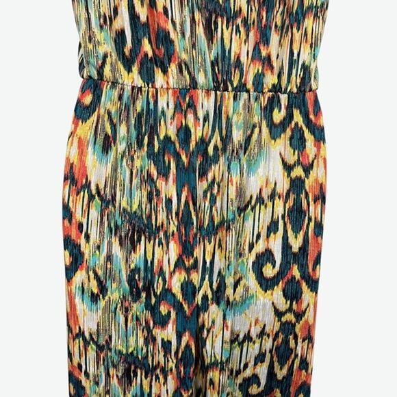 AB Studio Women's Sleeveless Stretch Jersey Knit Maxi Long Beaded Dress sz M - Picture 15 of 16